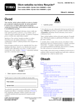 Toro 55cm Recycler Lawn Mower Používateľská príručka