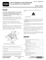 Toro 55cm Recycler Lawn Mower Používateľská príručka