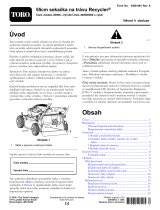 Toro 55cm Recycler Lawn Mower Používateľská príručka