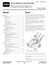 Toro 41cm Recycler Lawn Mower Používateľská príručka