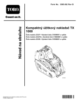 Toro TX 1000 Compact Utility Loader Používateľská príručka