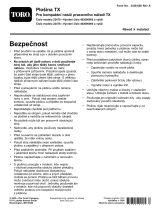 Toro TX Platform, Gasoline-Powered TX Compact Tool Carrier Návod na inštaláciu