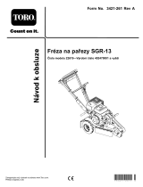 Toro SGR-13 Stump Grinder Používateľská príručka