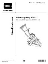 Toro SGR-13 Stump Grinder Používateľská príručka