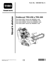 Toro TRX-300 Trencher Používateľská príručka