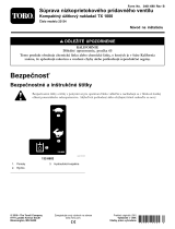 Toro Low Flow Auxiliary Kit, TX 1000 Compact Utility Loader Návod na inštaláciu