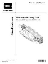 Toro 2226 Directional Drill Používateľská príručka