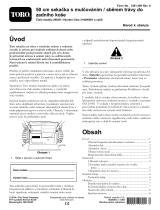 Toro 50cm Mulching/Rear Bagging Lawn Mower Používateľská príručka