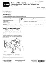 Toro Drift Breaker Kit, 24-inch and 26-inch Power Max Snowthrowers Návod na inštaláciu