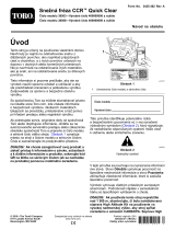 Toro CCR 6053 ES Quick Clear Snowthrower Používateľská príručka