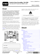 Toro SnowMax 724 ZXR Snowthrower Používateľská príručka