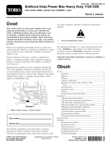 Toro Power Max Heavy Duty 1128 OXE Snowthrower Používateľská príručka