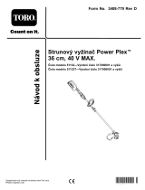 Toro PowerPlex 36cm 40V MAX String Trimmer Používateľská príručka