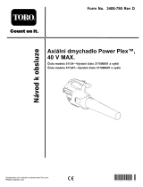 Toro PowerPlex 40V MAX Axial Blower Používateľská príručka
