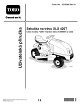Toro XLS 420T Lawn Tractor Používateľská príručka