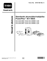 Toro PowerPlex 40V Max Standard 180 WH Battery Pack Používateľská príručka