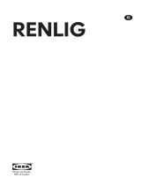 IKEA RENLIG Používateľská príručka