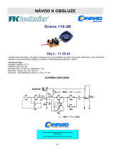 Conrad Components 115983 Sounder module Component 6 V DC, 9 V DC, 12 V DC Návod na používanie