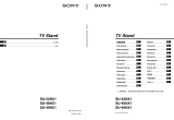 Sony SU-46NX1 Používateľská príručka