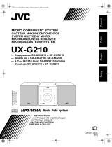 JVC UX-G210EV Používateľská príručka