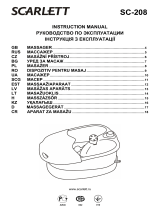 Scarlett SC-208 White/Violet Používateľská príručka