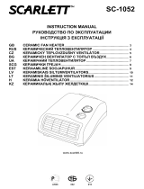 Scarlett SC-1052 Používateľská príručka