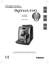 Saeco Intelia EVO HD8884/09 Používateľská príručka