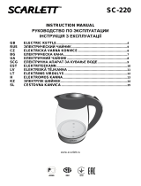 Scarlett SC-220 Používateľská príručka