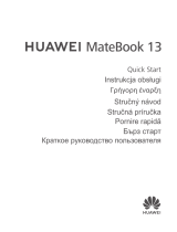 Huawei MateBook 13 WRT-W19 512Gb Space Grey Používateľská príručka