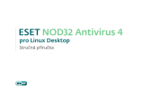 ESET NOD32 Antivirus for Linux Desktop Stručná príručka spustenia