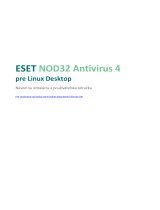 ESET NOD32 Antivirus for Linux Desktop Užívateľská príručka