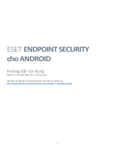 ESET Endpoint Security for Android Užívateľská príručka