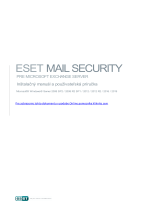 ESET Mail Security for Exchange Server 7.1 Návod na obsluhu