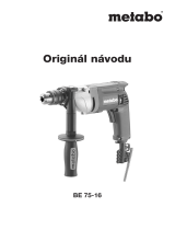 Metabo BE 75-X3 Quick Návod na používanie