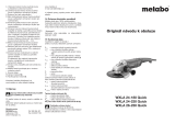 Metabo WXLA 26-230 Quick Návod na používanie