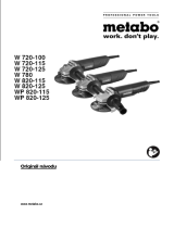 Metabo WP 820-125 Návod na používanie