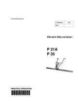 Wacker Neuson P31A Používateľská príručka