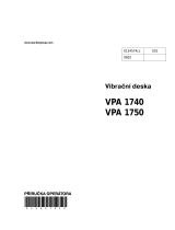 Wacker Neuson VPA1750 Používateľská príručka