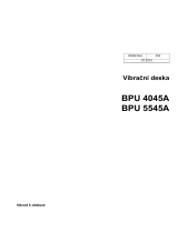Wacker Neuson BPU 4045A US Používateľská príručka