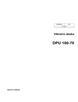 Wacker Neuson DPU 100-70 Používateľská príručka