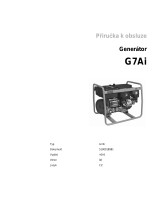 Wacker Neuson G7AI Používateľská príručka