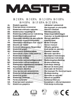 Master B 2-22 EPA Návod na obsluhu