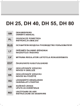 Master DH 25 40 55 80 Návod na obsluhu