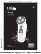 Braun SkinSpa, 909 Spa, 901 Spa, Silk-épil Používateľská príručka