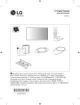 LG LG 75XF3C-B Stručná príručka spustenia