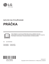 LG F4WV909P2 Návod na obsluhu
