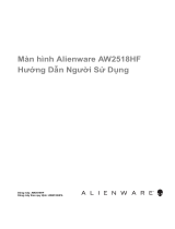 Alienware AW2518Hf Užívateľská príručka