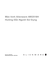 Alienware AW2518H Užívateľská príručka