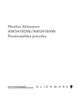 Alienware AW3418HW Užívateľská príručka