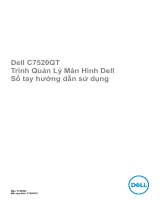 Dell C7520QT Užívateľská príručka